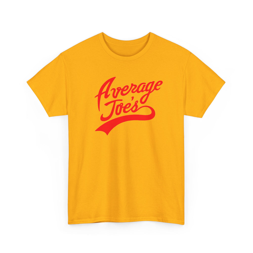 Average Joe's Graphic Tee — Retro Script White T-Shirt