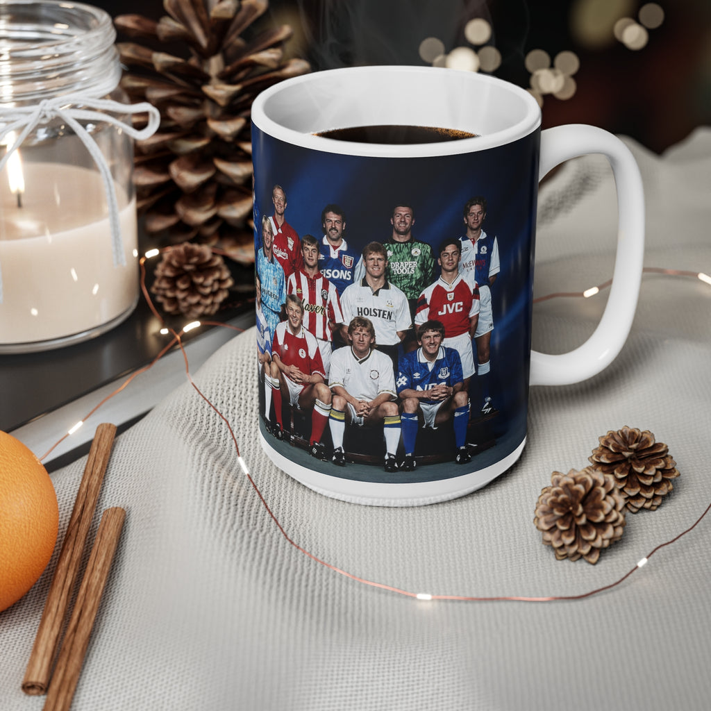 Premier League League Retro Photo Ceramic Mug — 11oz & 15oz
