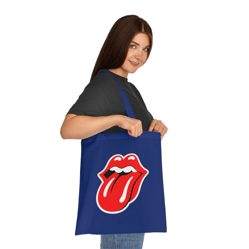 Rock Red Tongue Graphic Tote Bag