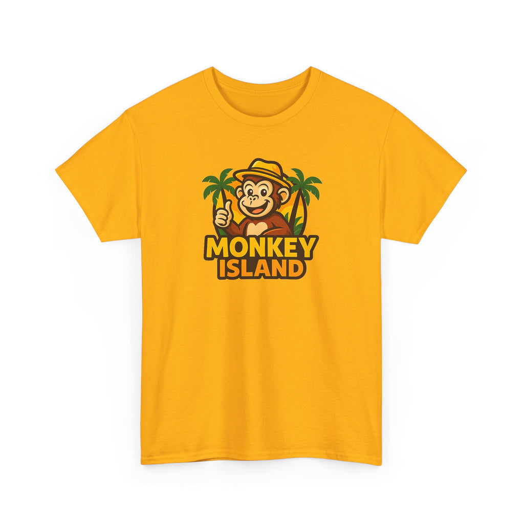 Monkey Island T-Shirt — Cute Tropical Monkey Logo Tee