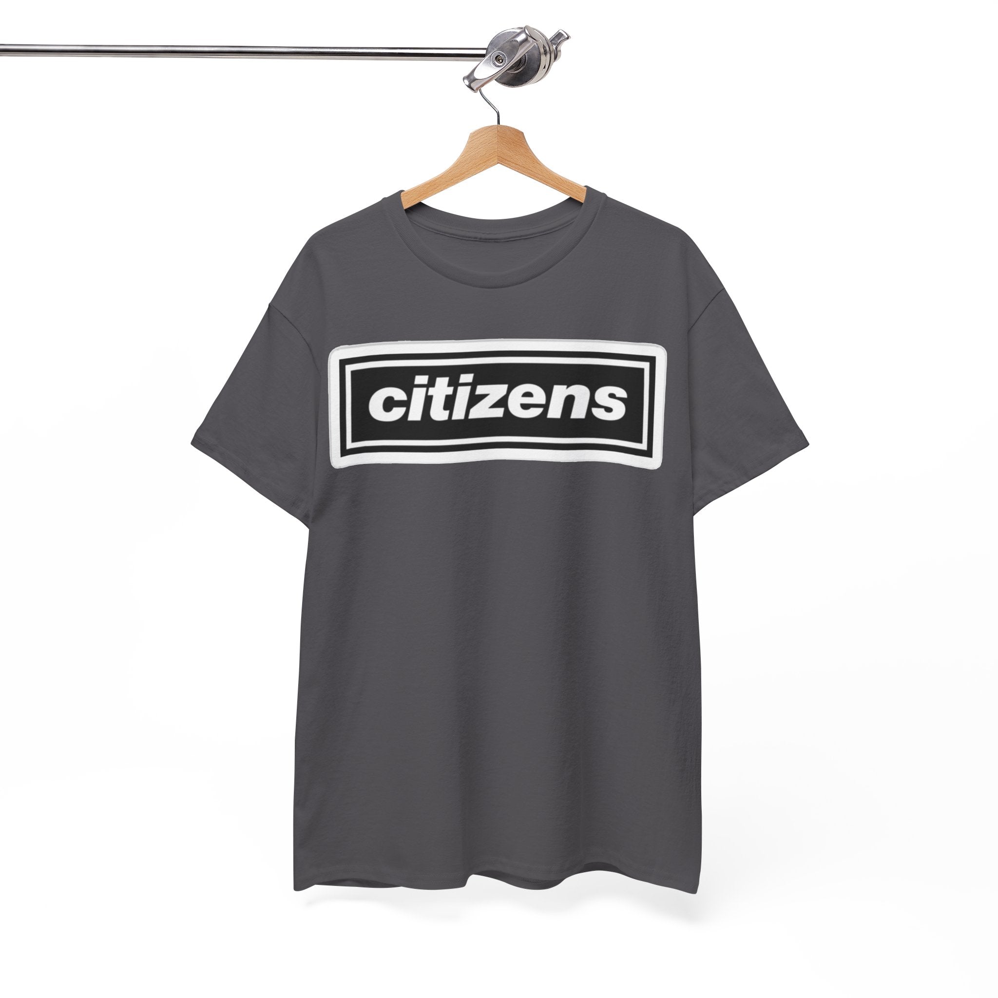 Citizens Manchester City Logo T-Shirt — Minimal Retro Box-Logo Tee