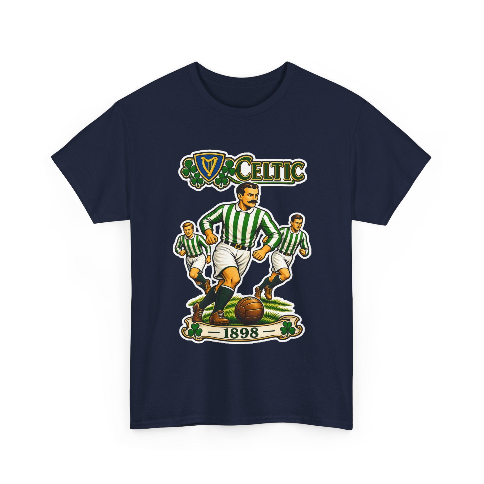 Celtic Football Retro Players Tee — 1898 Vintage Soccer Shirt