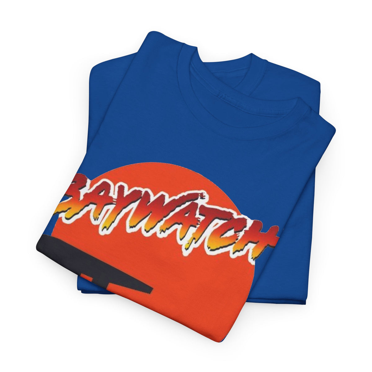 Baywatch Lifeguard Sunset Cotton T-Shirt