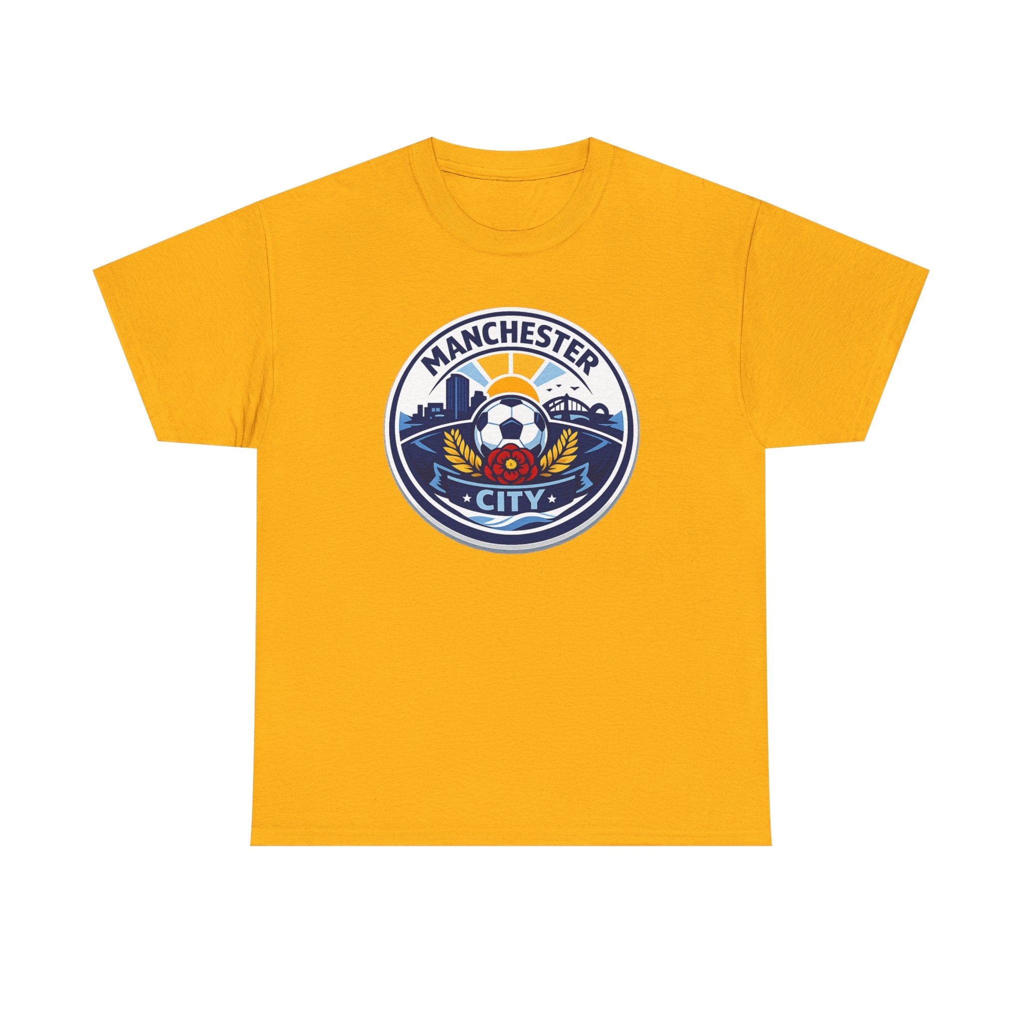 Manchester City Unofficial Soccer Logo T-Shirt — Football Fan Tee