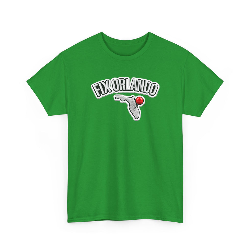 Fix Orlando T-Shirt — Florida Map with Bowling Pin Local Pride Tee