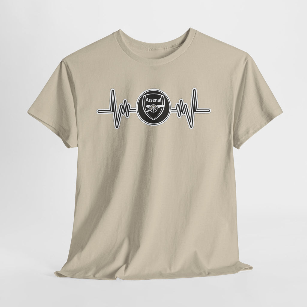 Arsenal Heartbeat T-Shirt — Premier League Fans’ Cotton Tee
