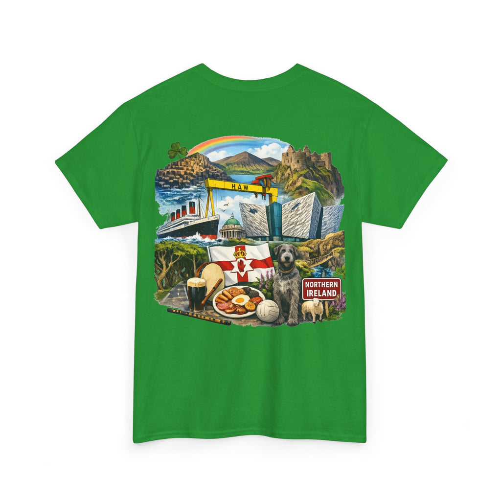 Northern Ireland Collage Tee — "Make Northern Ireland Great Again" Graphic T-Shirt