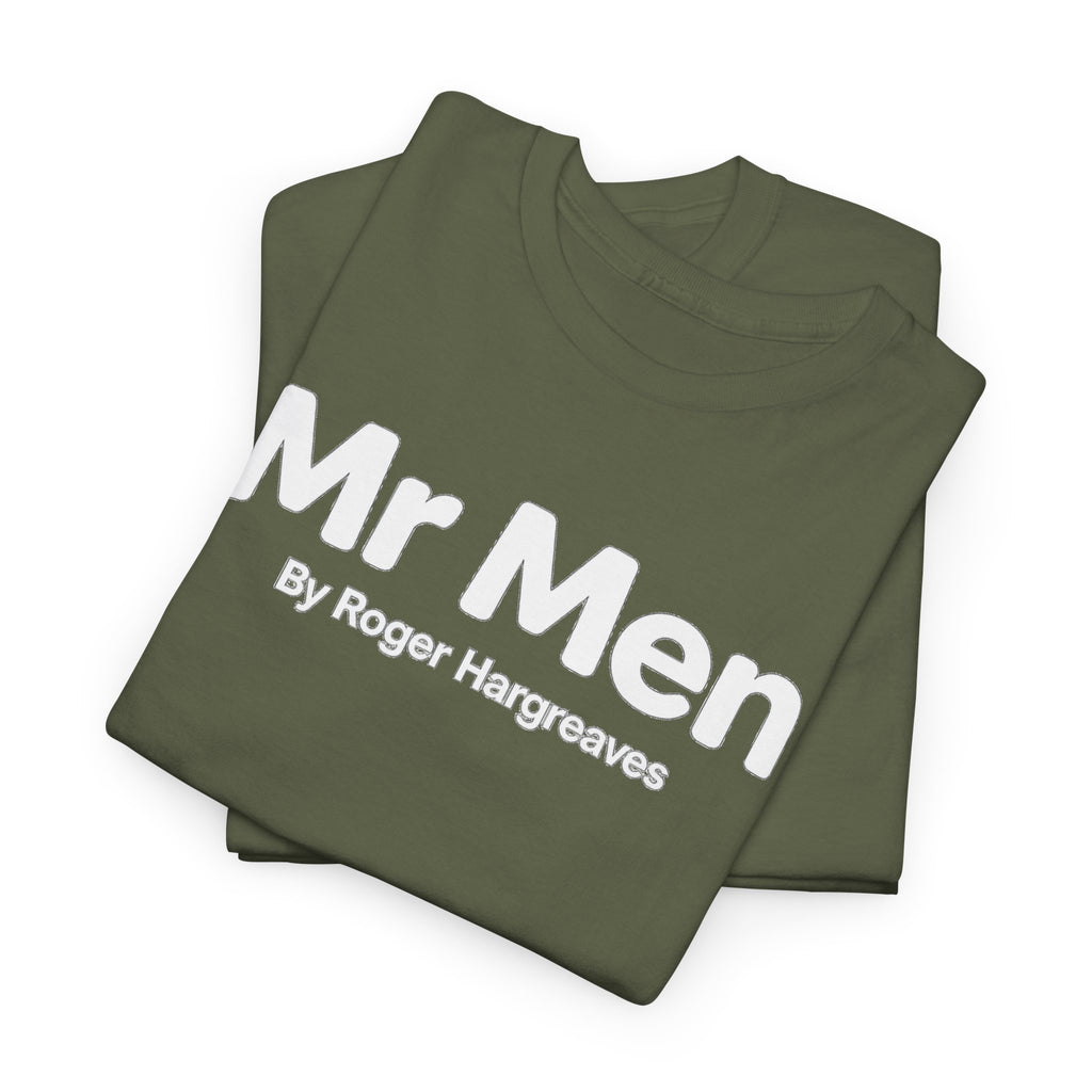 Mr Men T-Shirt – Retro 'Mr Men by Roger Hargreaves' Logo Tee