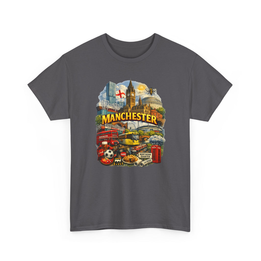 Manchester Skyline Collage T-Shirt