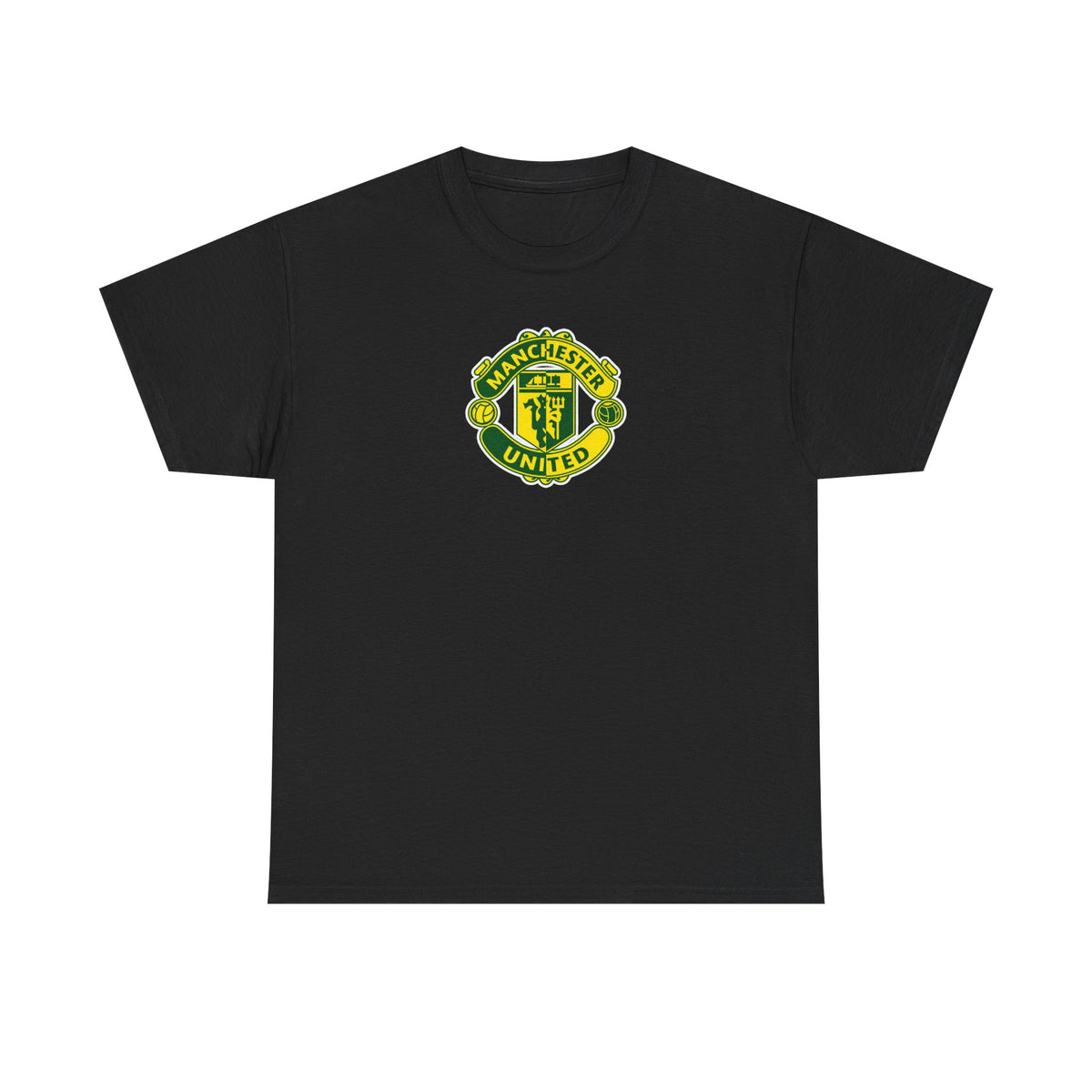 Manchester United Retro Crest Cotton T-Shirt