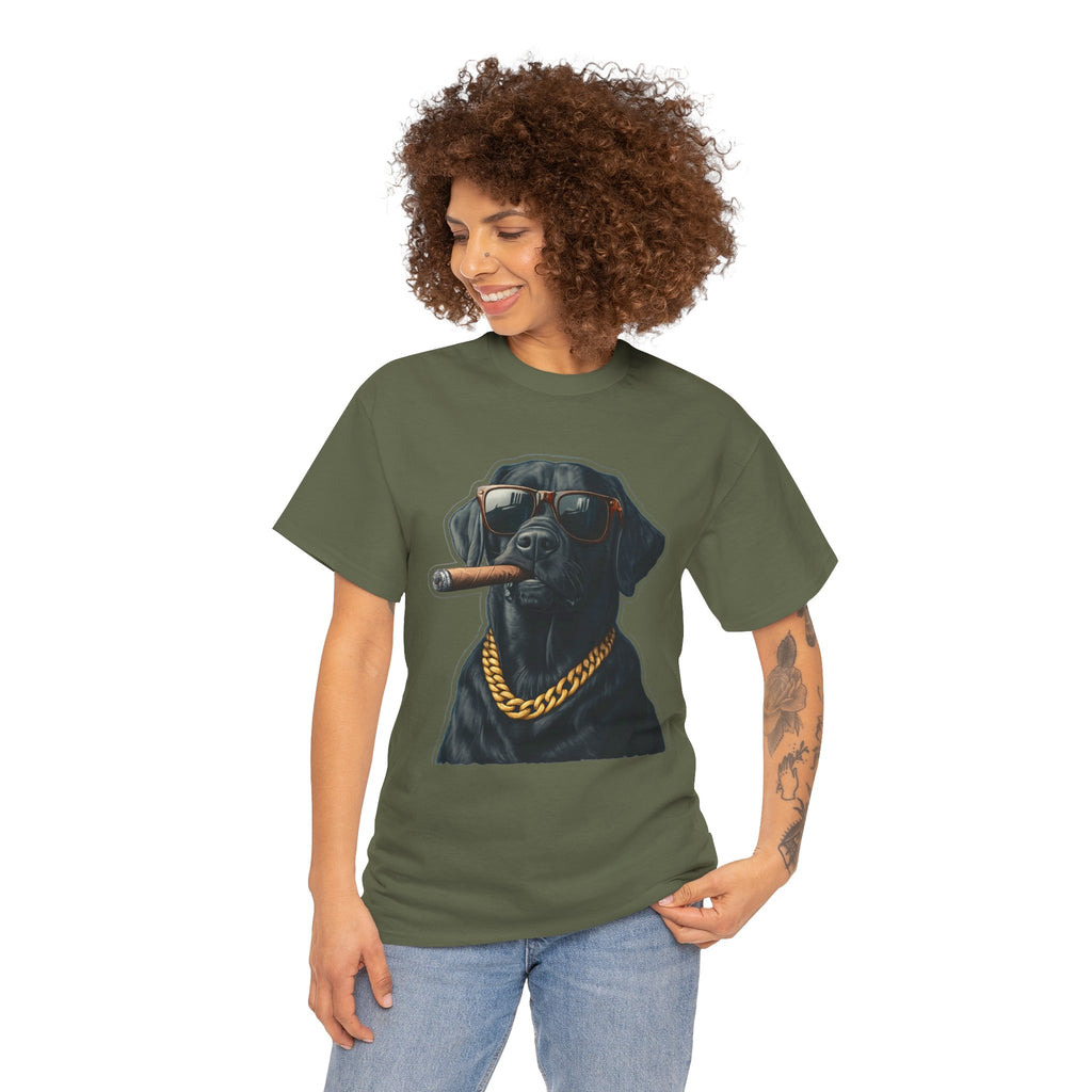 Cool Rottweiler Smoking Cigar Graphic Tee — Dog Lover Streetwear