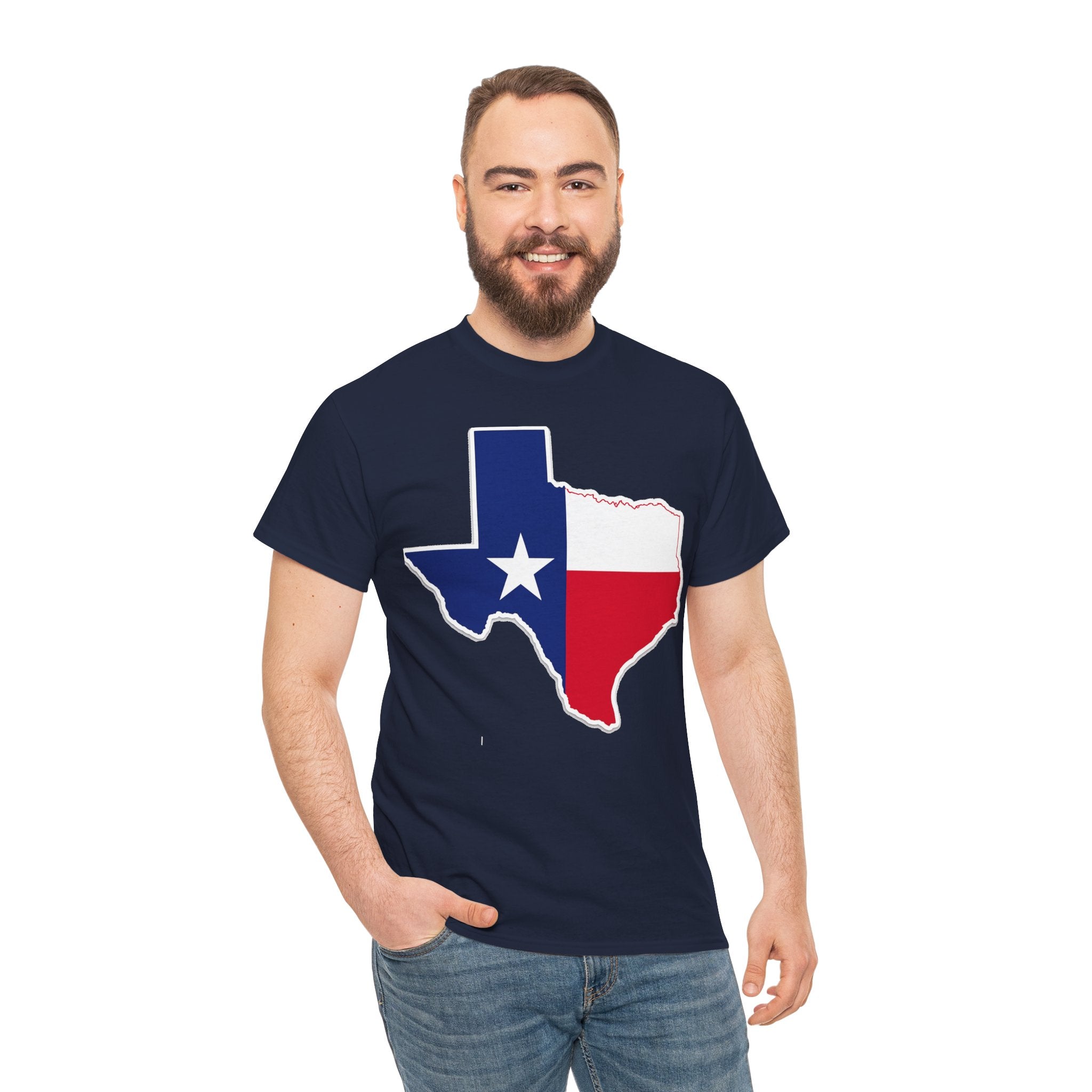 Texas Flag Outline T-Shirt — Lone Star State Pride Tee