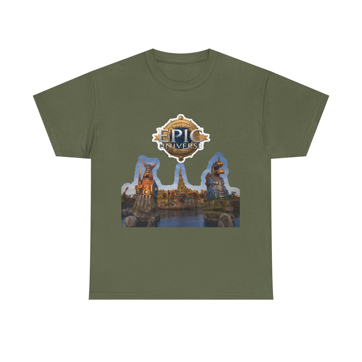 Epic Universe Theme Park T‑Shirt — Iconic Entrance Graphic Tee