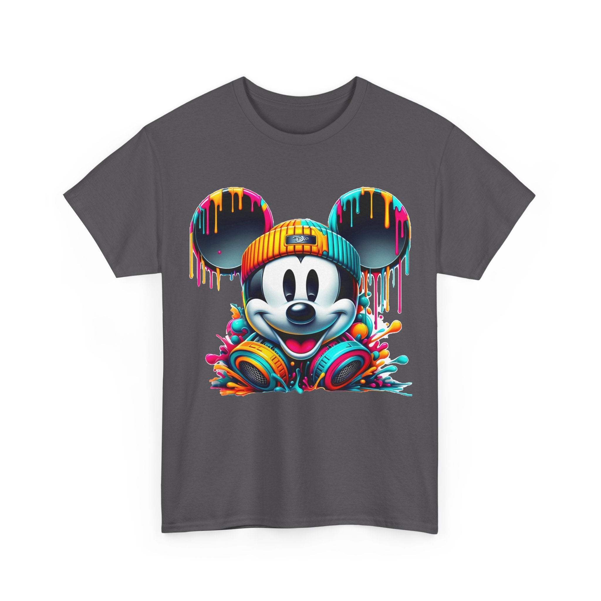 Mickey Graphic Tee — Colorful Street Art Mouse Character T-Shirt
