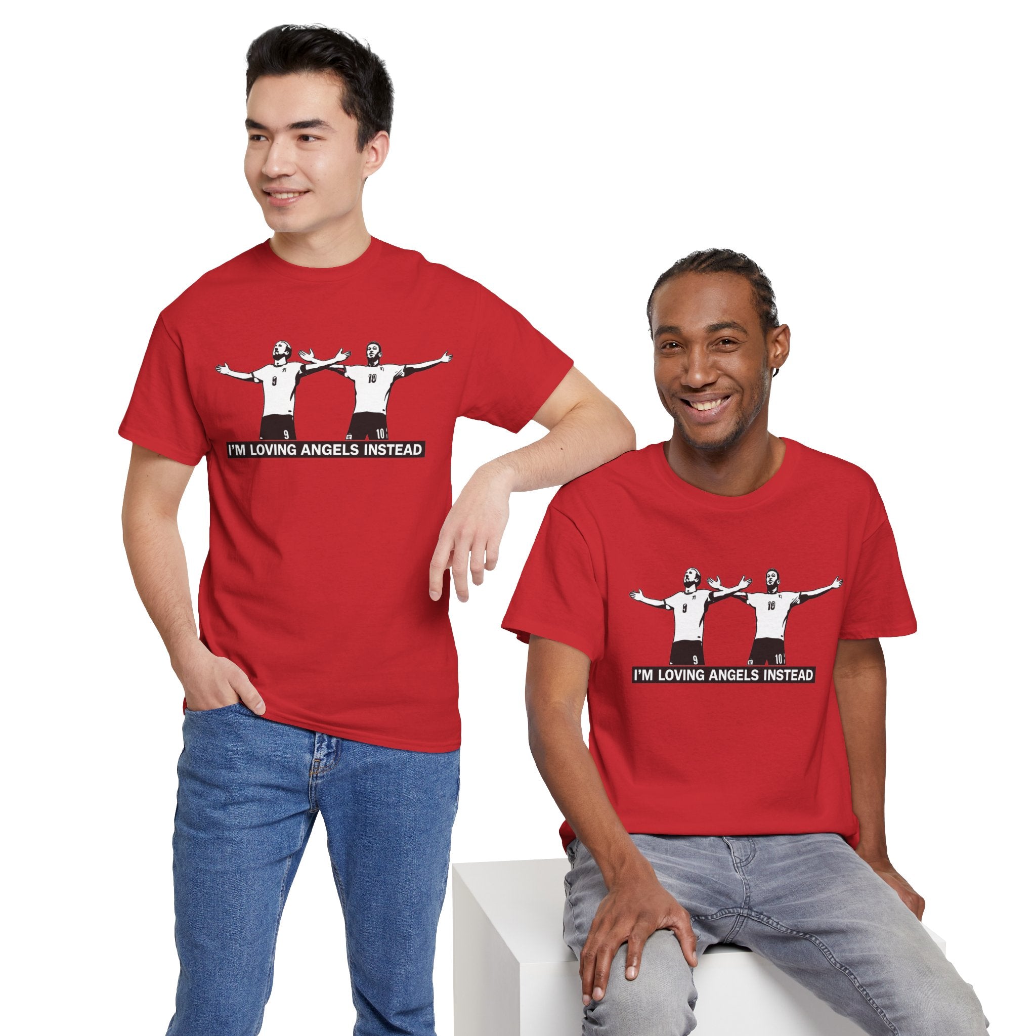 Harry Kane &  Jude Bellingham Tee – "I’m Loving Angels Instead" Graphic T-Shirt