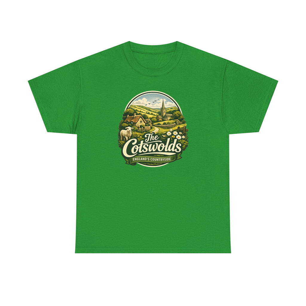 Cotswolds Vintage Landscape T‑Shirt — The Cotswolds Countryside Tee