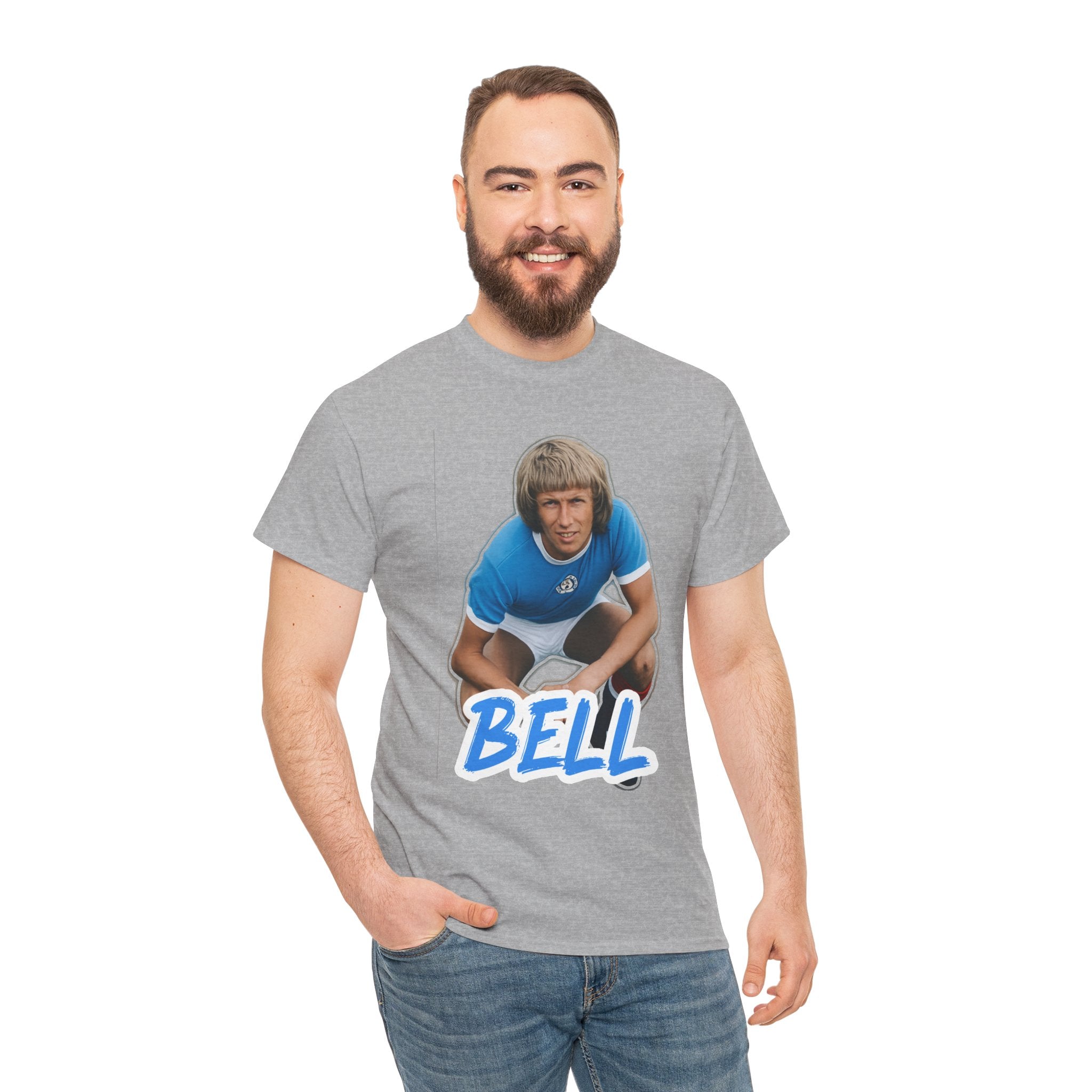 Colin Bell Manchester City Legend Retro Soccer Tee — Vintage Player Graphic T-Shirt