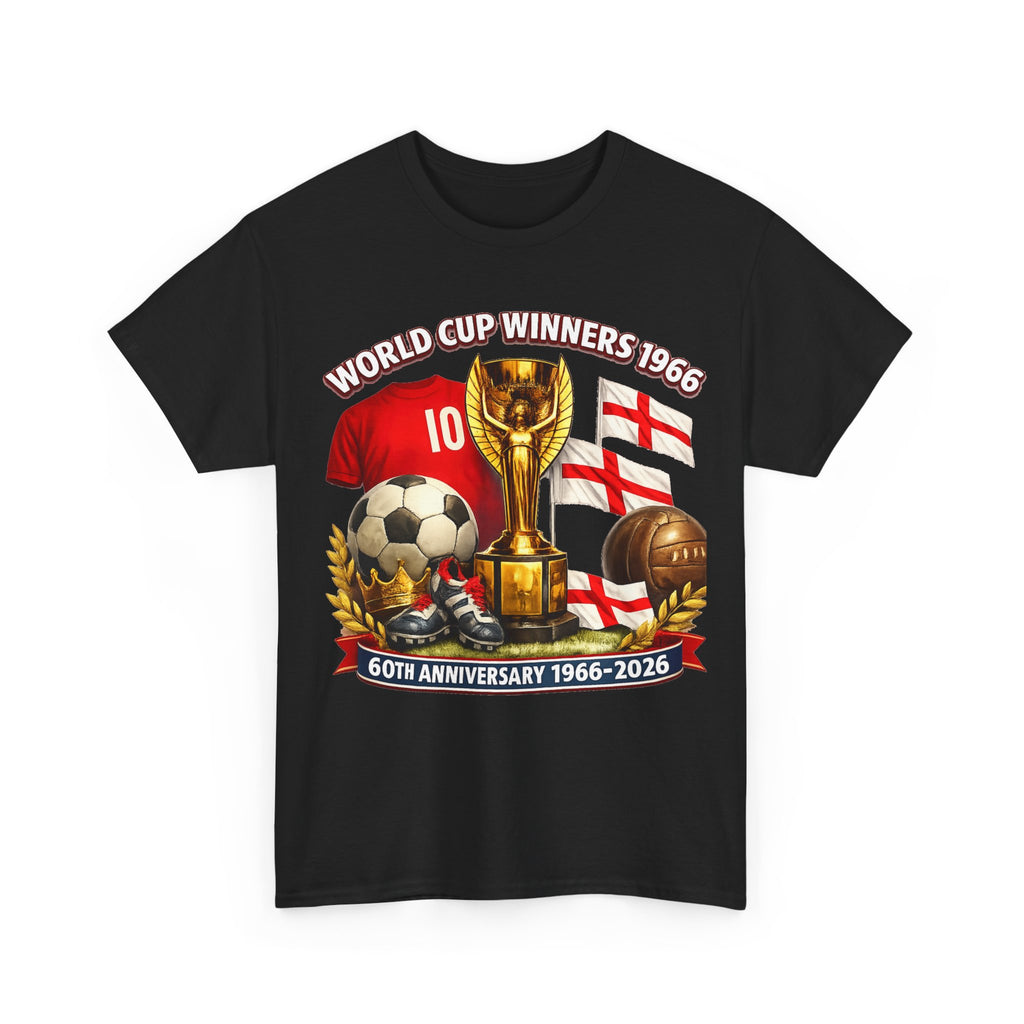 1966 World Cup Winners T‑Shirt — 60th Anniversary England Football Tribute
