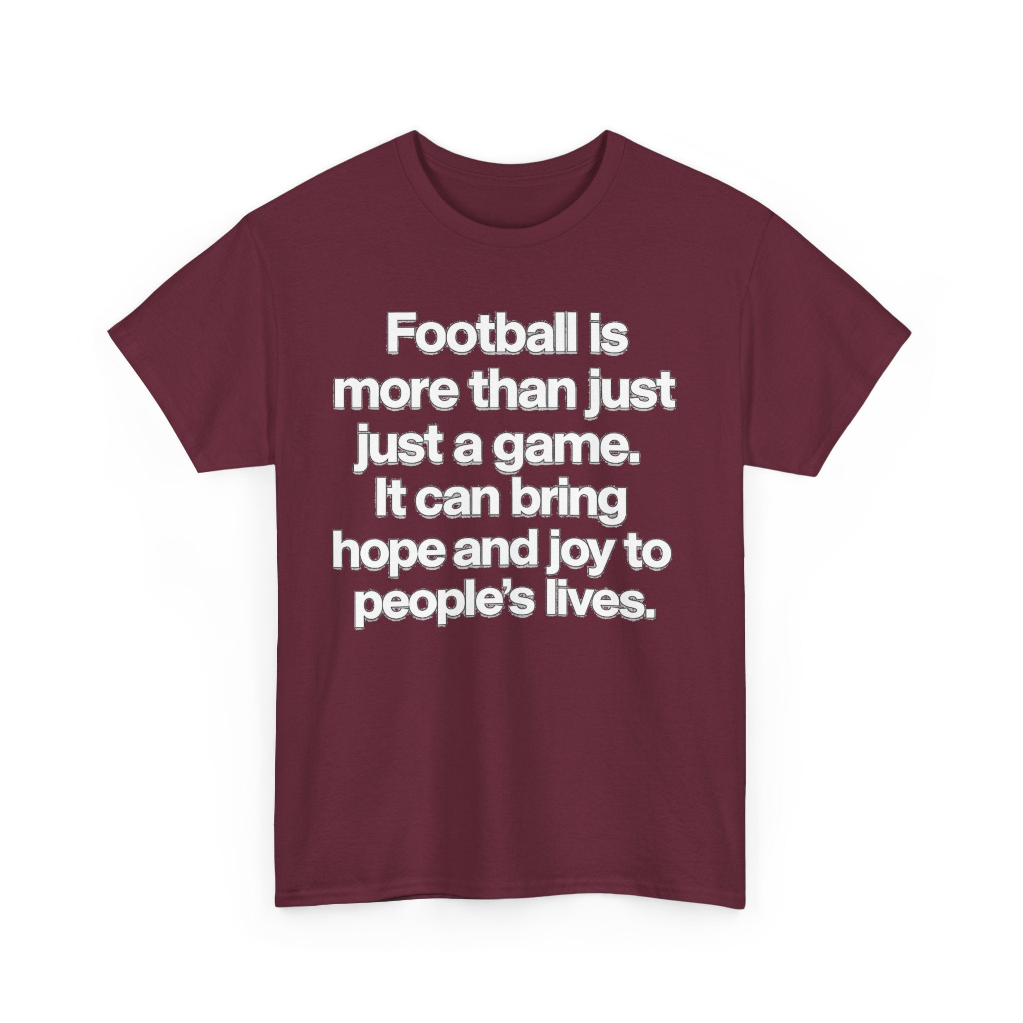 Football Is More Than Just a Game T-Shirt – Inspirational Soccer Quote Tee