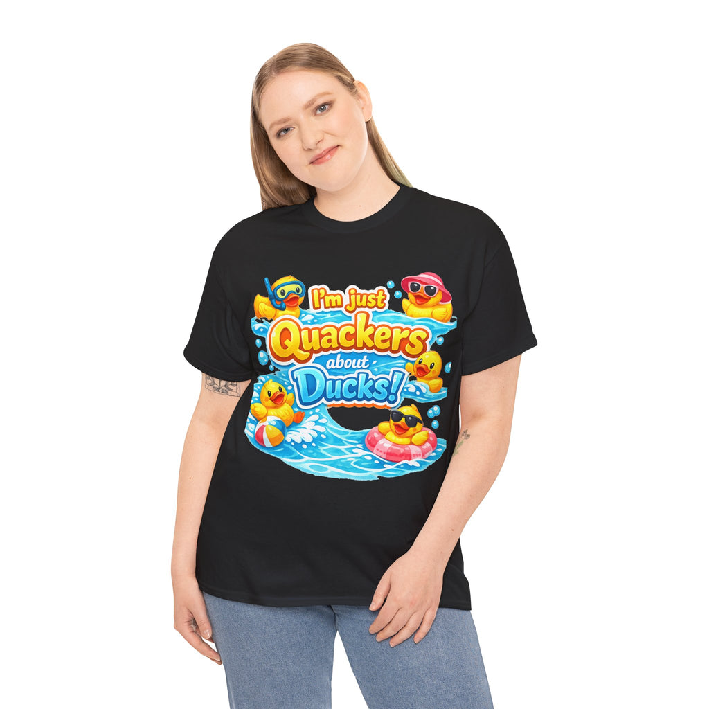 I'm Just Quackers About Ducks! Cute Rubber Duck Pool Tee