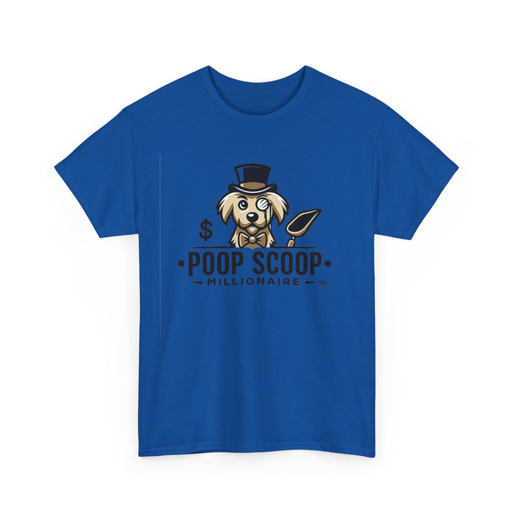 Poop Scoop Millionaire T-Shirt — Funny Dog Poop Scooping Tee