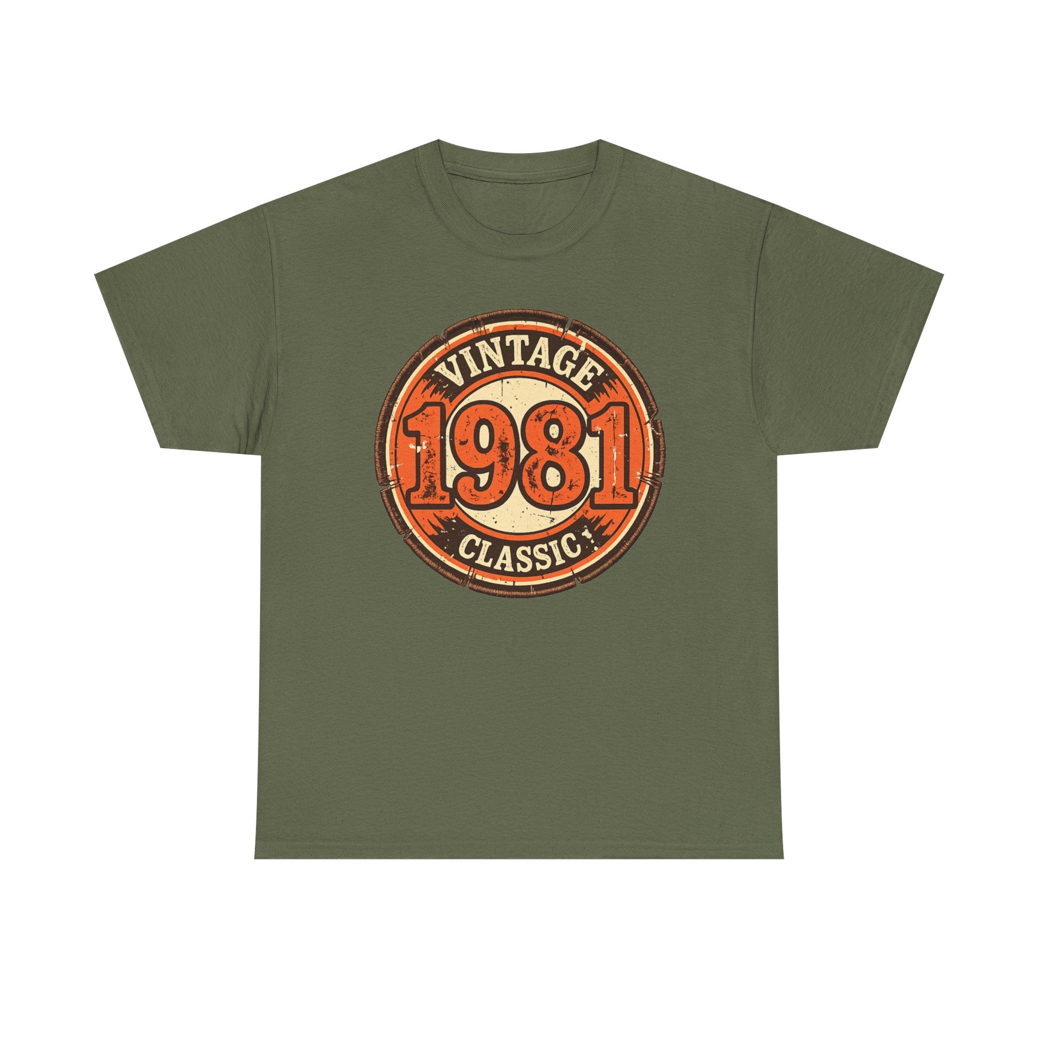 Vintage 1981 Classic T-Shirt — Retro Birthday Tee