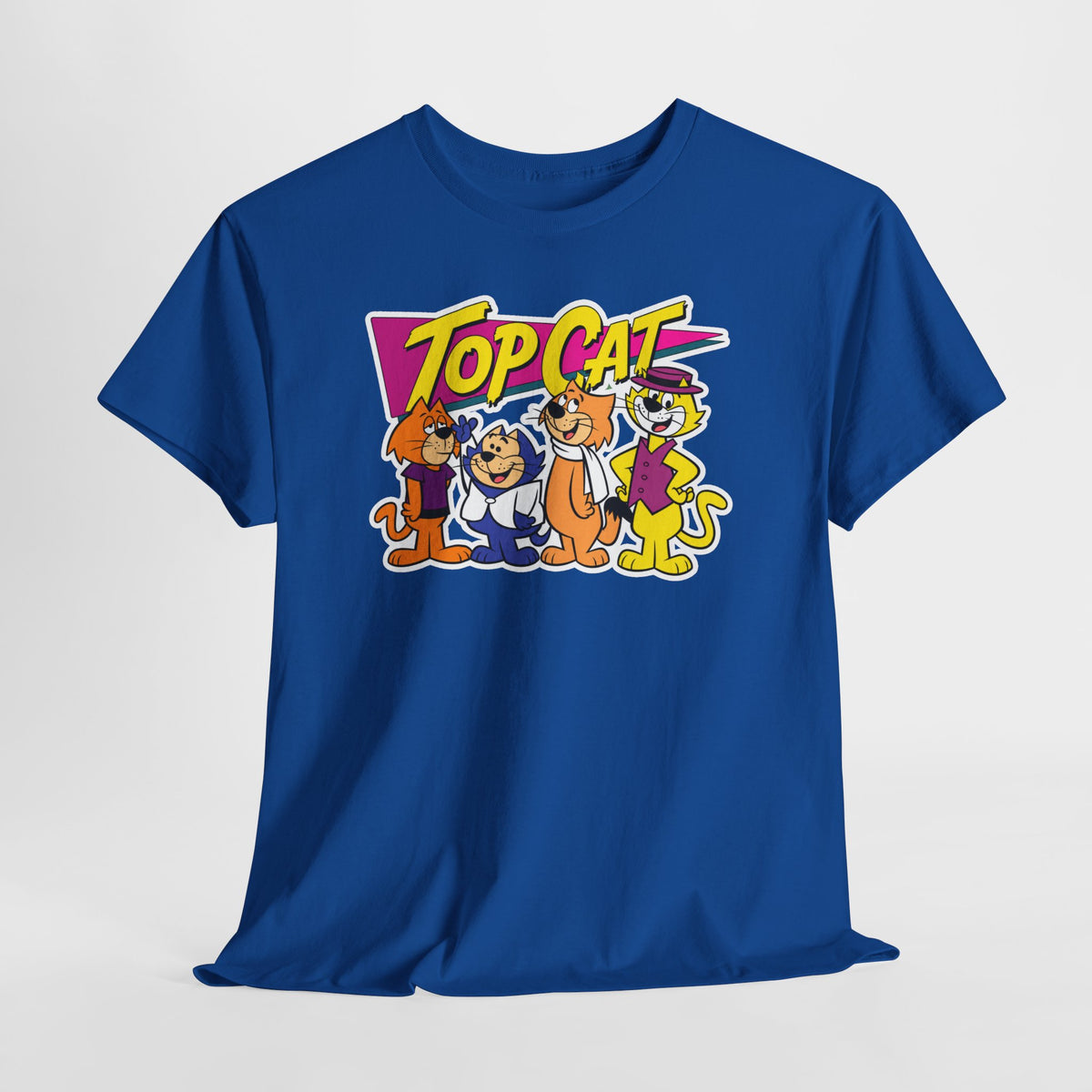 Top Cat Retro Cartoon Cotton T-Shirt / Tee