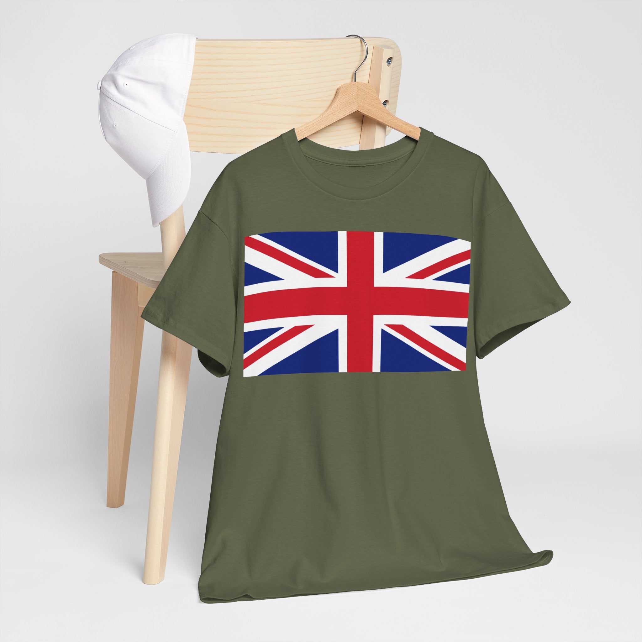 Union Jack Flag T‑Shirt — British Flag Tee for UK Pride & Travel