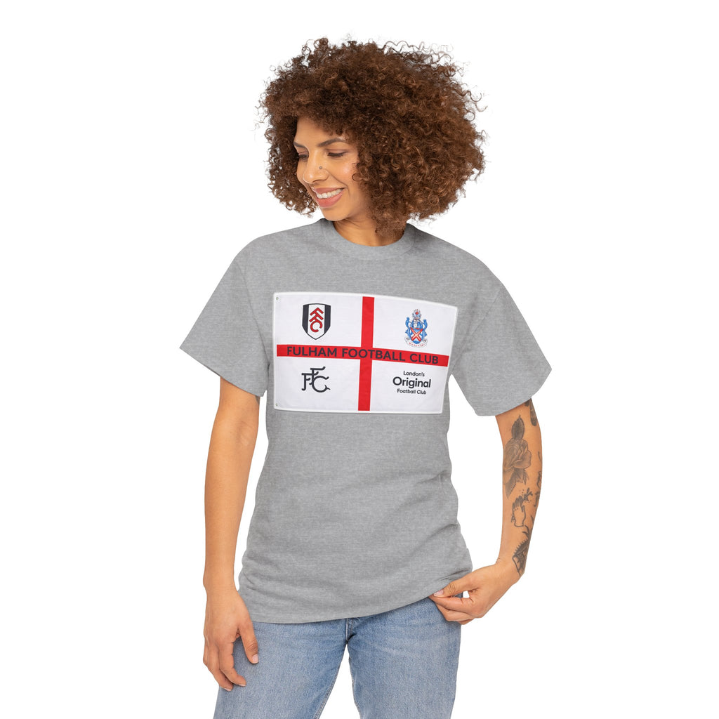 Fulham Football Club Crest Tee — St George’s Cross Football Shirt