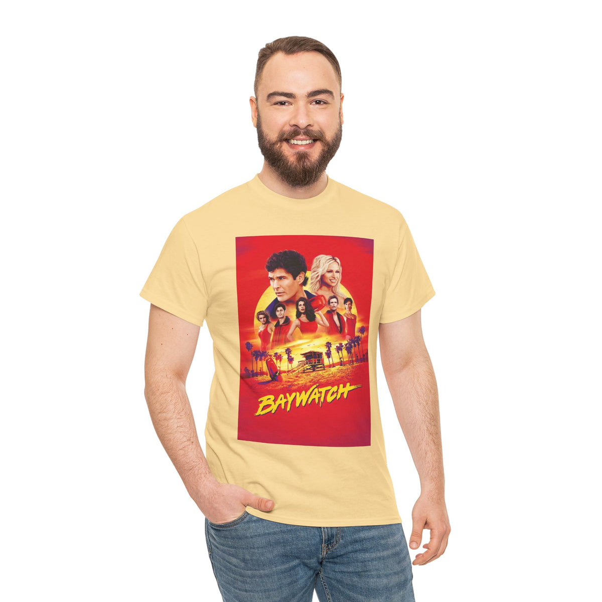 Baywatch Movie Poster Cotton T-Shirt