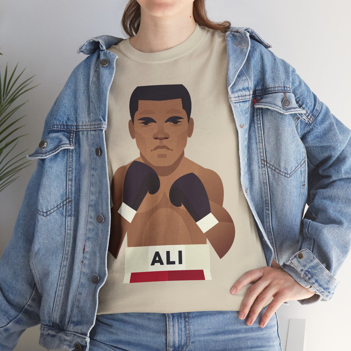 Muhammad Ali Boxing Champion Cotton T-Shirt