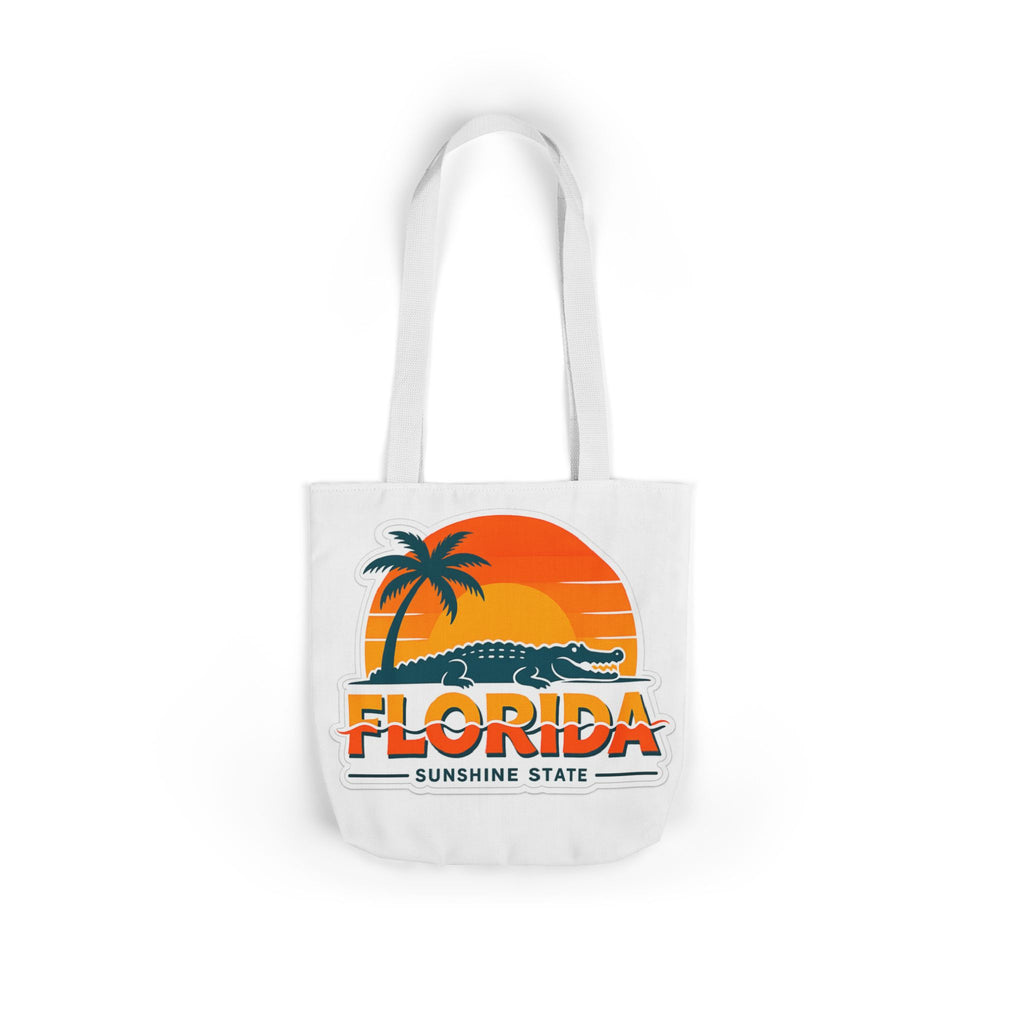 Florida Sunshine State Canvas Tote