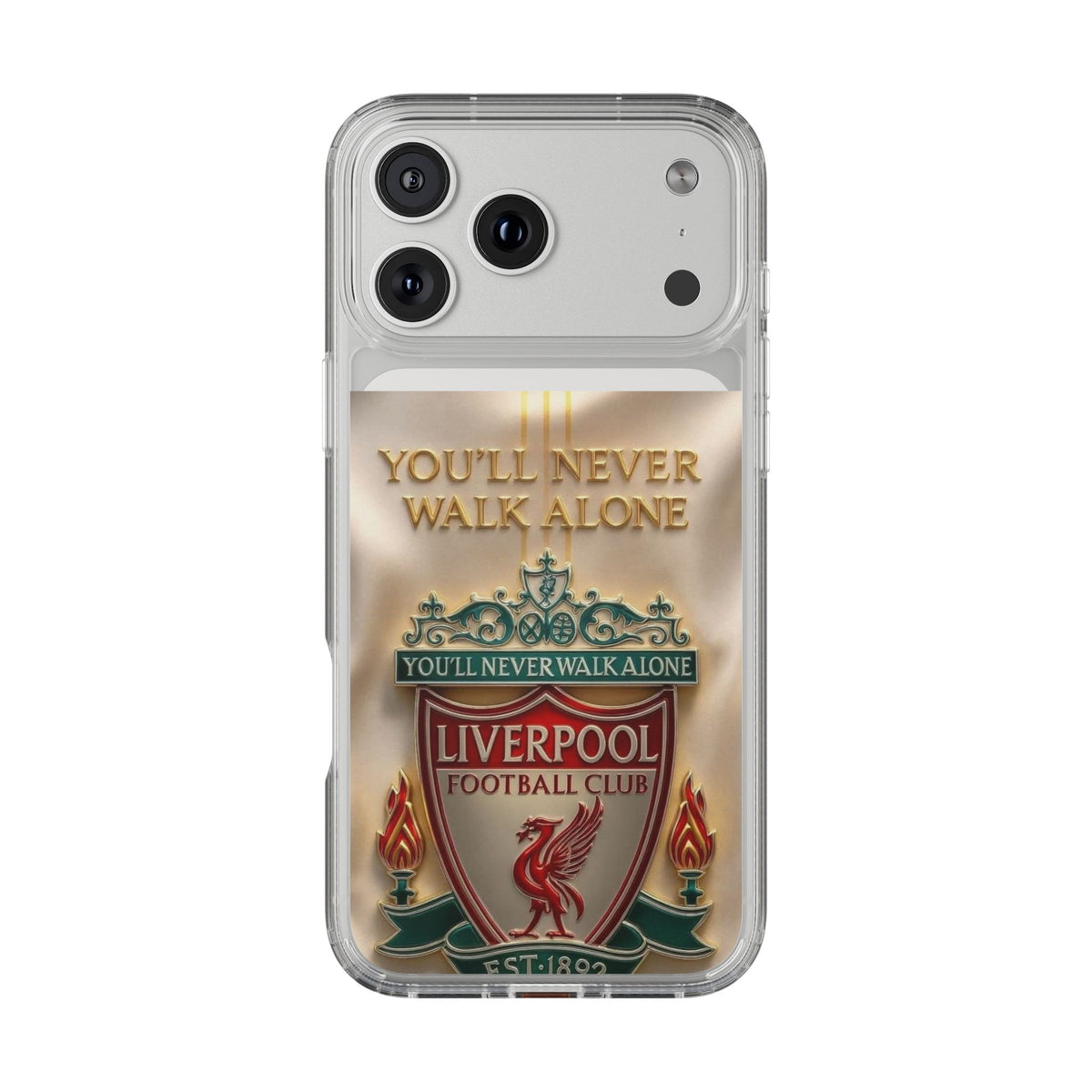 Liverpool FC 'You'll Never Walk Alone' Clear Phone Case