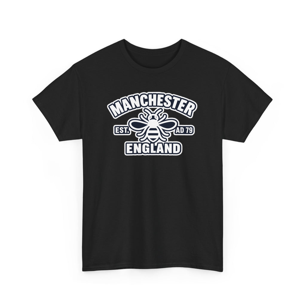 Manchester Bee Cotton T-Shirt – Established 1979 England Graphic Tee