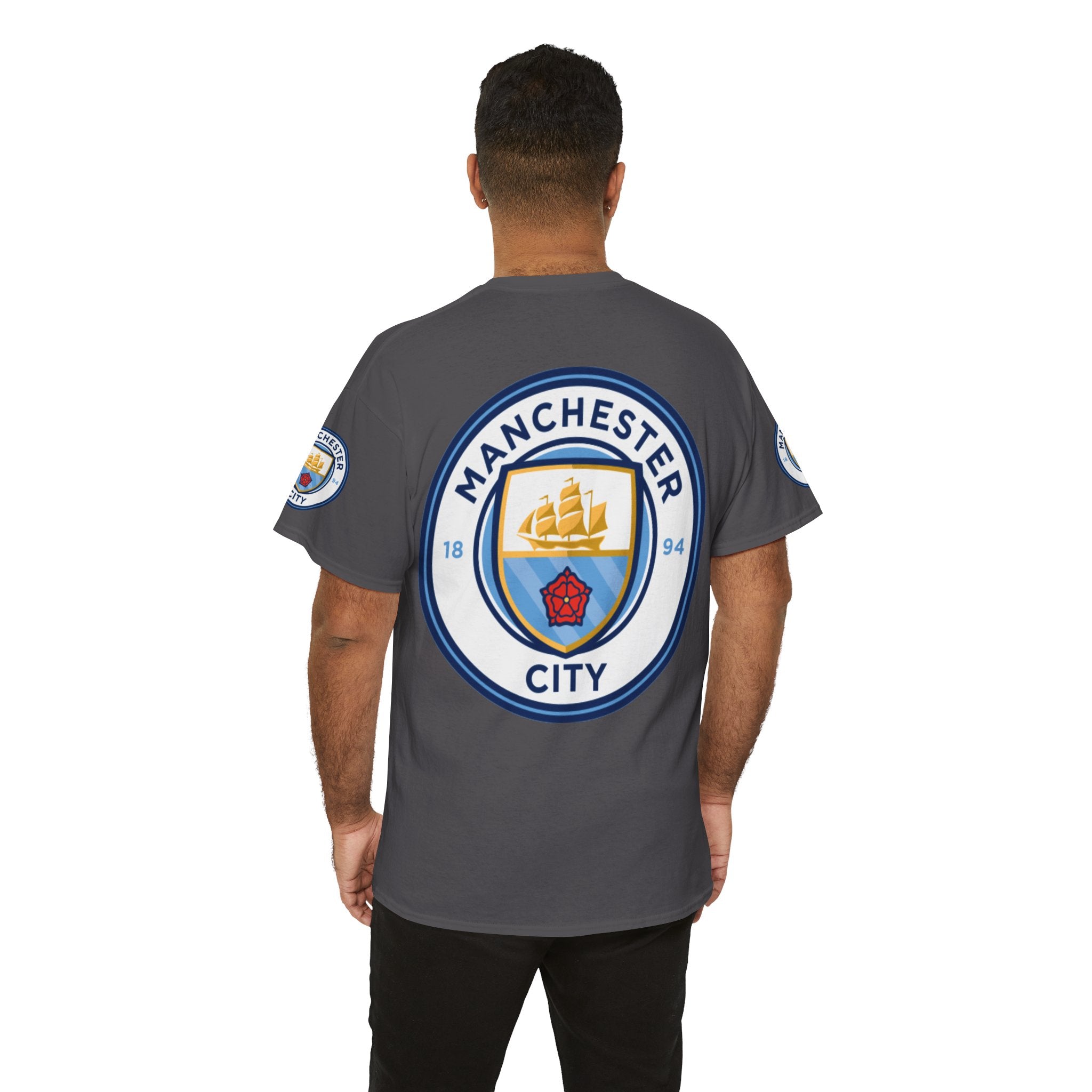 Manchester City Crest T-Shirt — Football Club Logo Tee