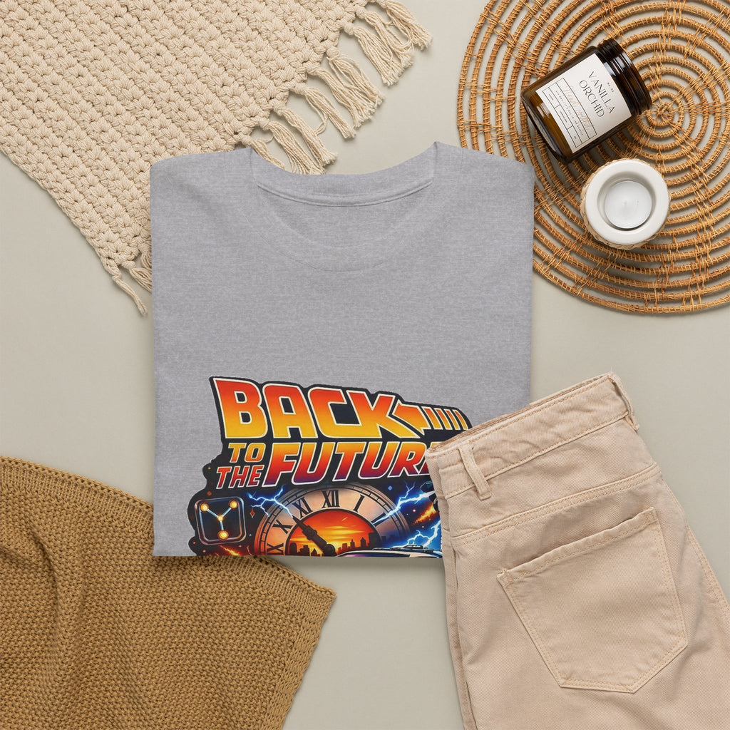 Back to the Future Graphic Tee – Retro 1985 DeLorean Design