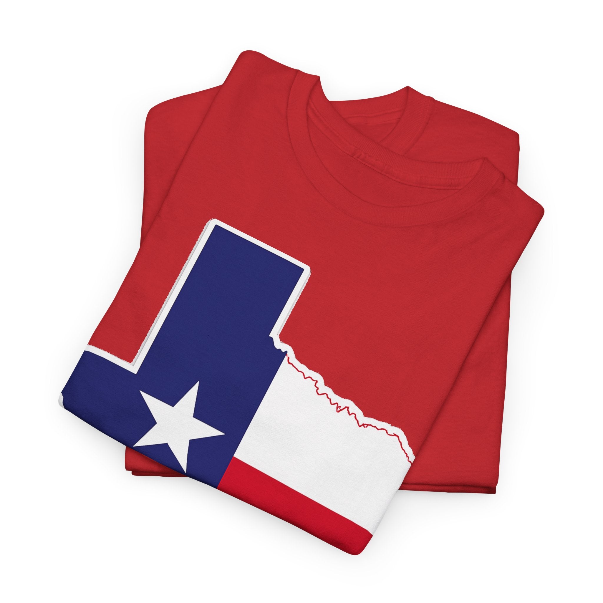 Texas Flag Outline T-Shirt — Lone Star State Pride Tee