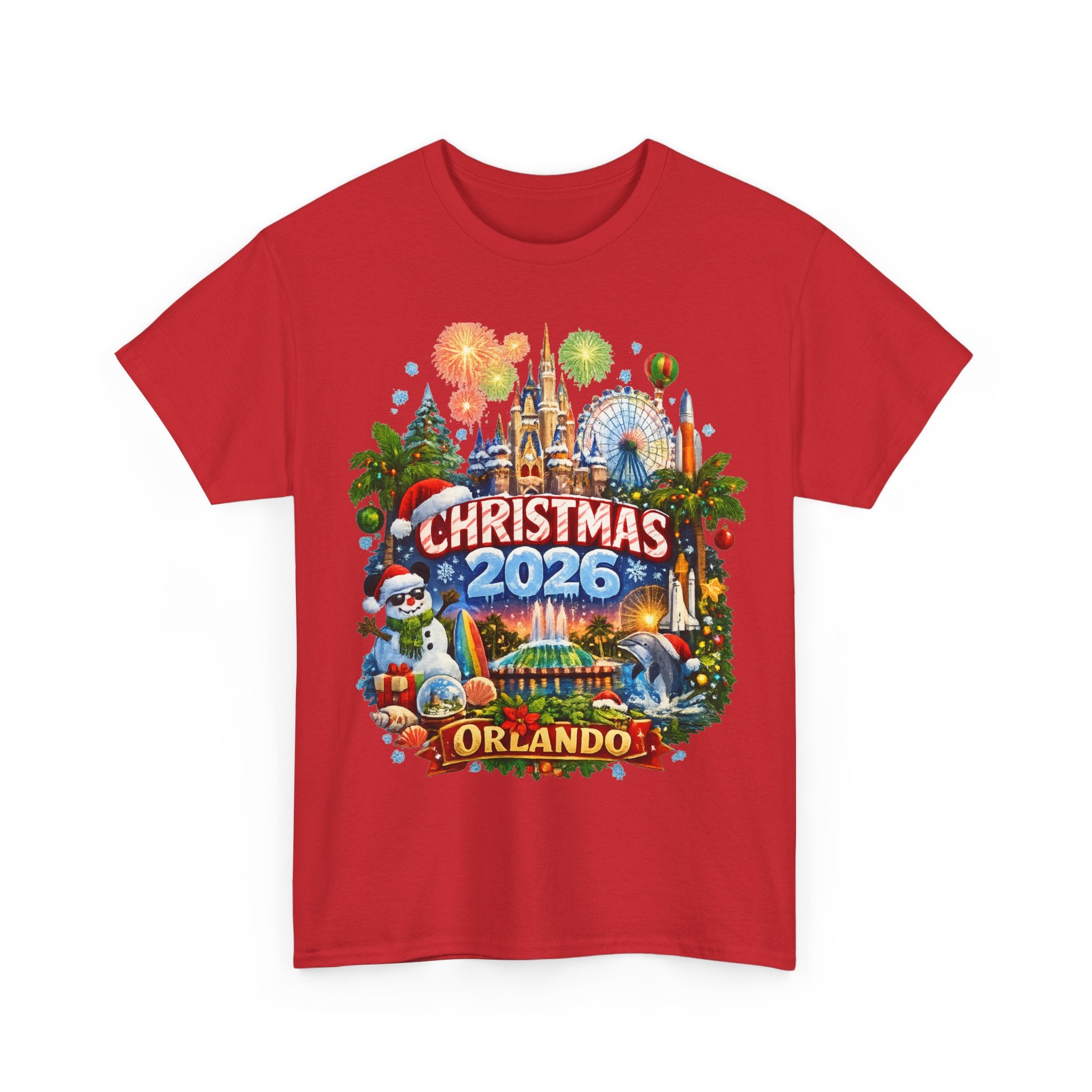 Christmas 2026 Orlando T-Shirt — Holiday Theme Park Souvenir Tee
