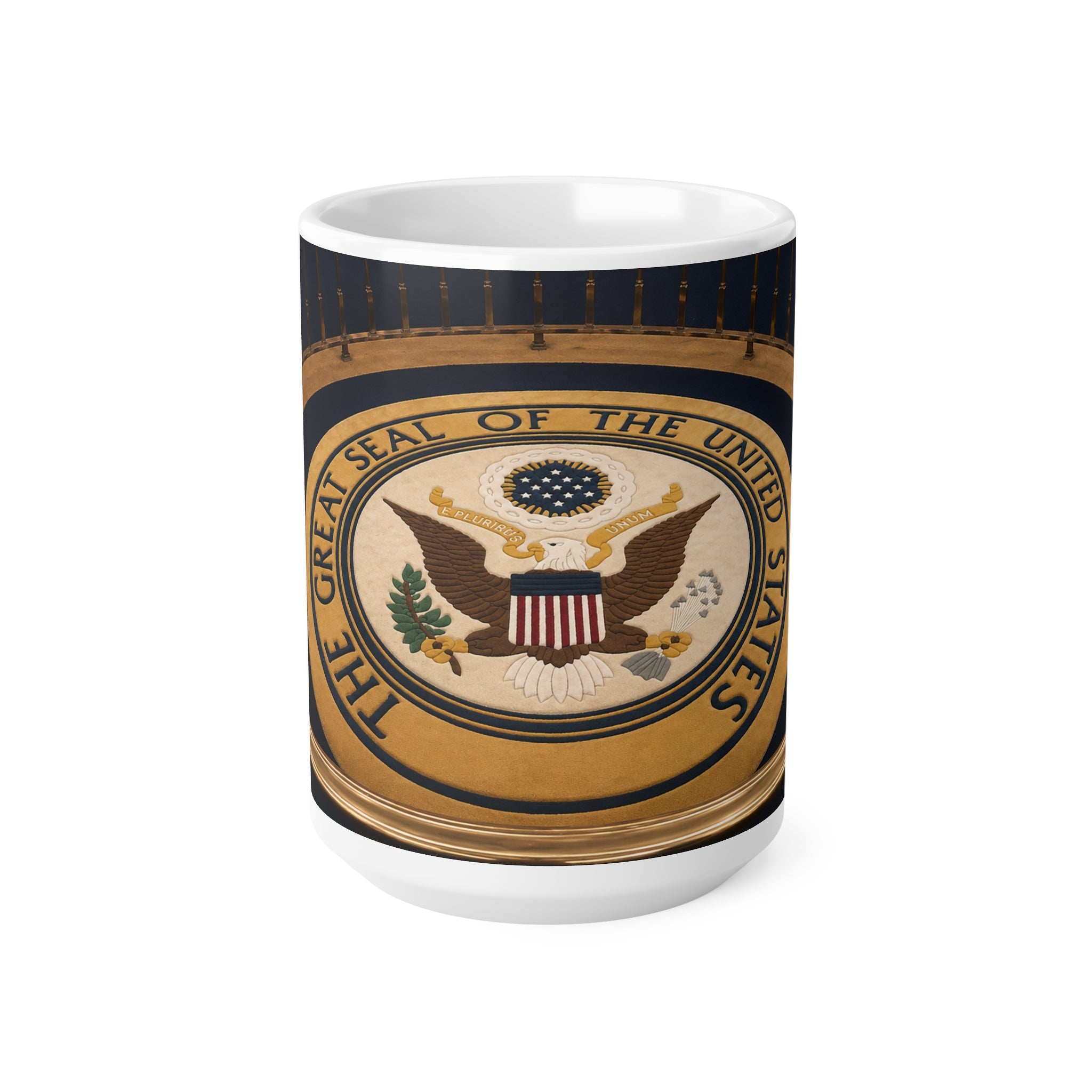 Presidential Seal Ceramic Coffee Mug — The Great Seal of the United States, 11oz & 15oz