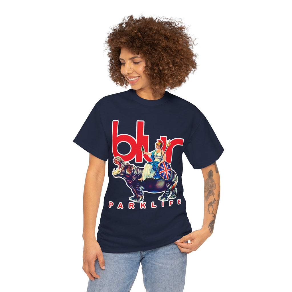 Blur PARKLIFE British Bulldog Graphic Cotton T-Shirt