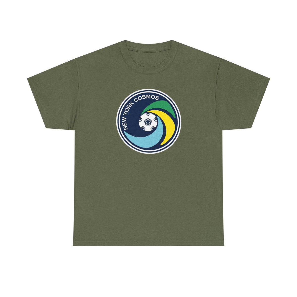 New York Cosmos Retro Logo Cotton T‑Shirt — Vintage Soccer Tee