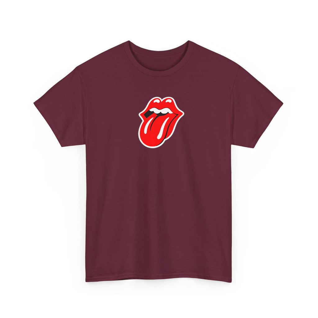 Rock Retro Red Tongue and Lips Graphic Tee
