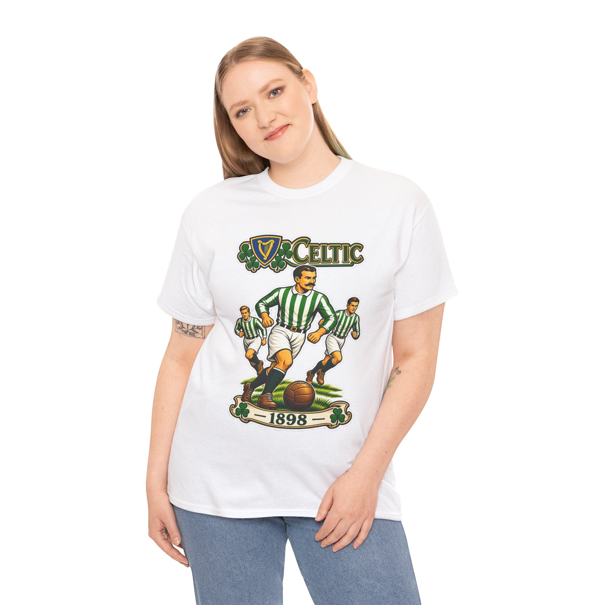Celtic Football Retro Players Tee — 1898 Vintage Soccer Shirt