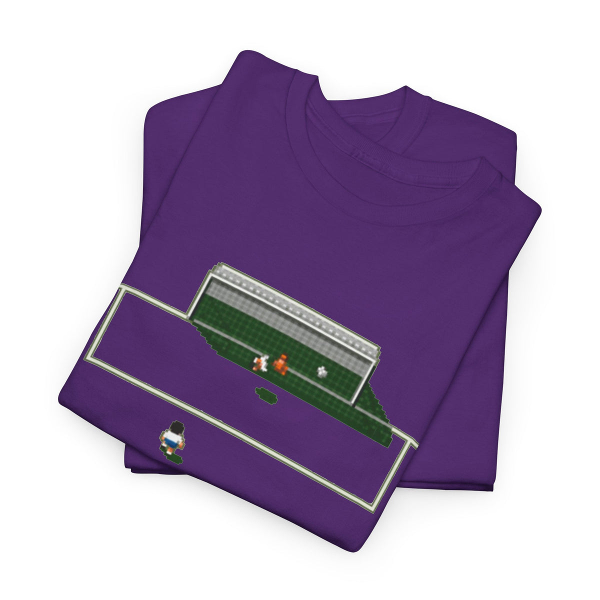Sensible Soccer Inspired Cotton T‑Shirt — Retro Mini Game Design