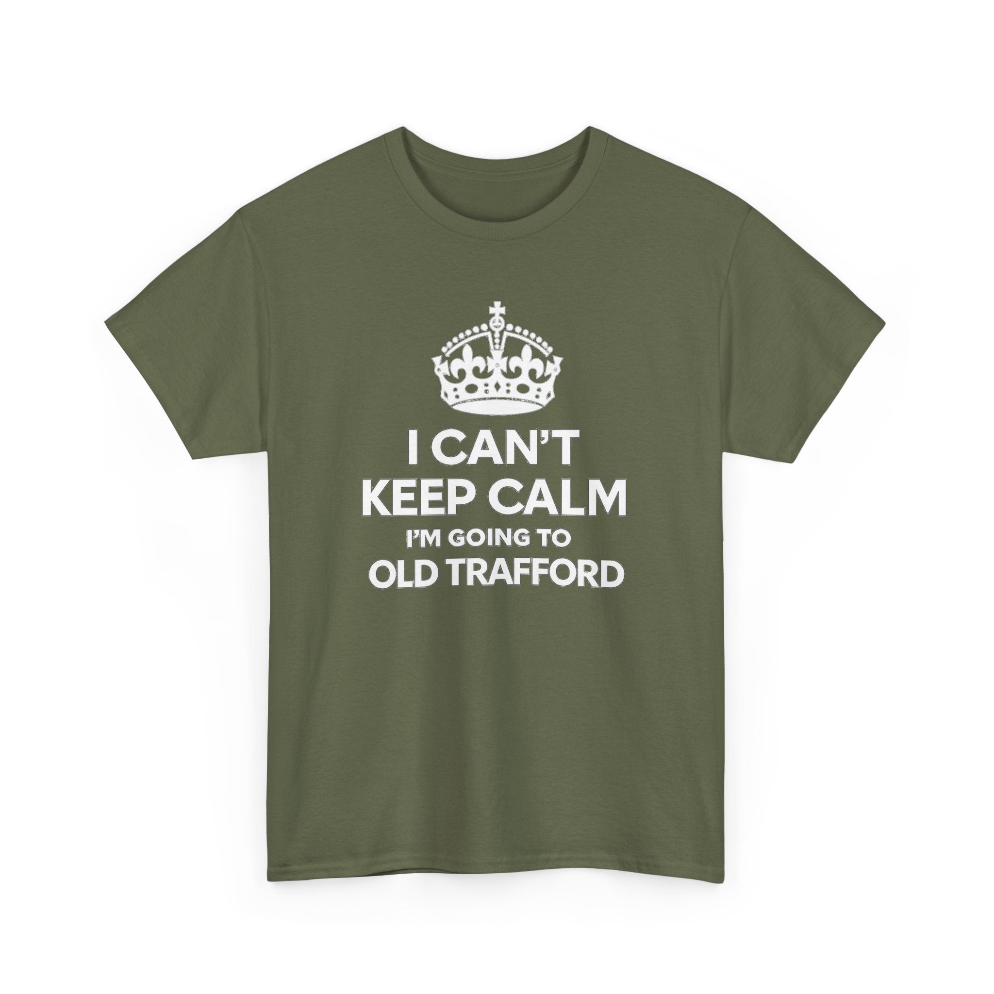 Old Trafford Football T‑Shirt — "I Can't Keep Calm I'm Going to Old Trafford" Fan Tee