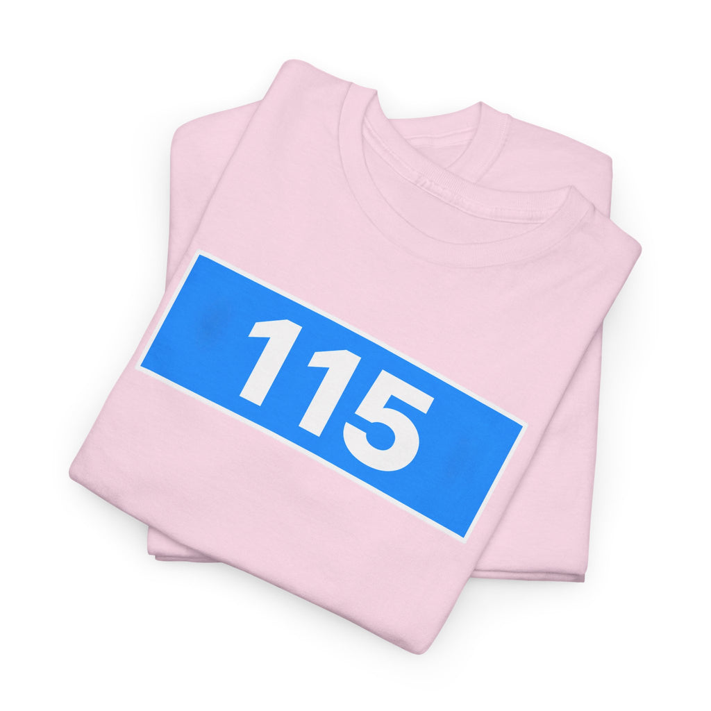 Manchester City 115 Inspired Minimalist Graphic Cotton T-Shirt
