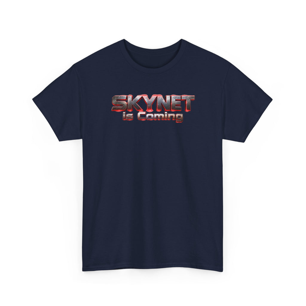 Skynet Is Coming T‑Shirt — 'AI Will Destroy the World' Dystopian Graphic Tee