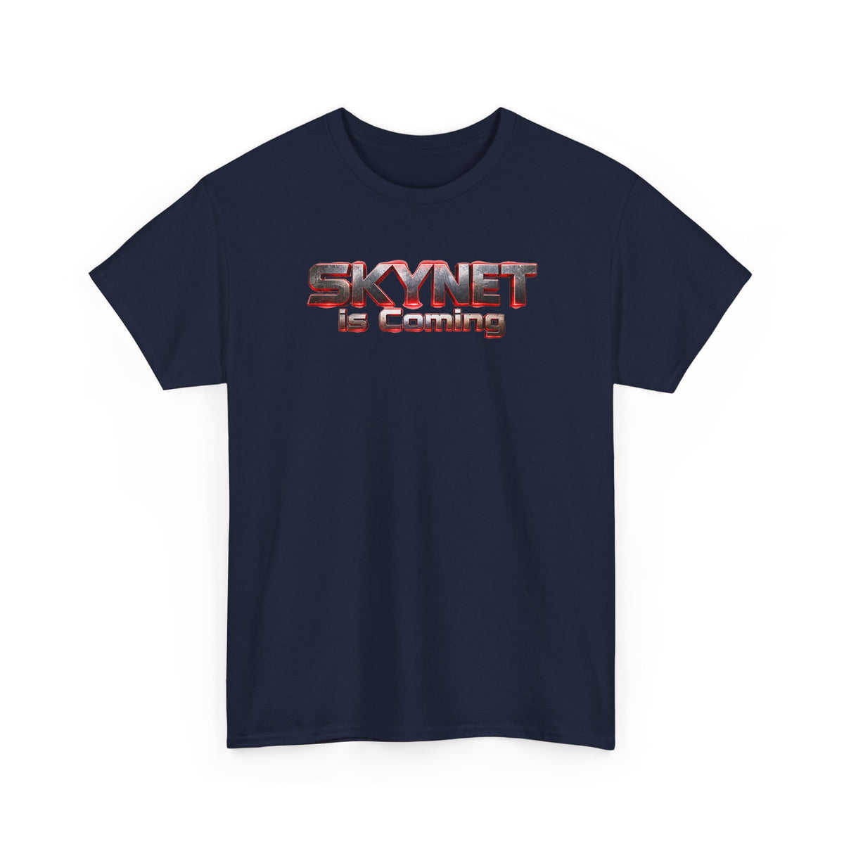 Skynet Is Coming T‑Shirt — 'AI Will Destroy the World' Dystopian Graphic Tee