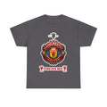Manchester United Inspired Football Crest Tee — "Forever Red" Supporter Shirt
