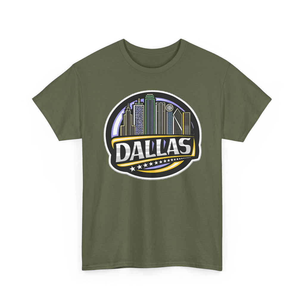 Dallas Skyline Tee — Vintage City Skyline Graphic T-Shirt